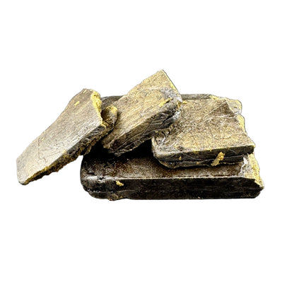 Bulk Aged Reserve Blue Cheese THCA Moroccan Hash – 75% THCA | Hybrid