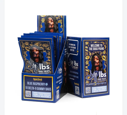 Snoop Dogg's Dogg lbs Delta 9 Dogg Treats THC - CBD Gummies, Gummy, Edible, Grape, Blue Raspberry, Cherry-Lemon Snoop Dogg