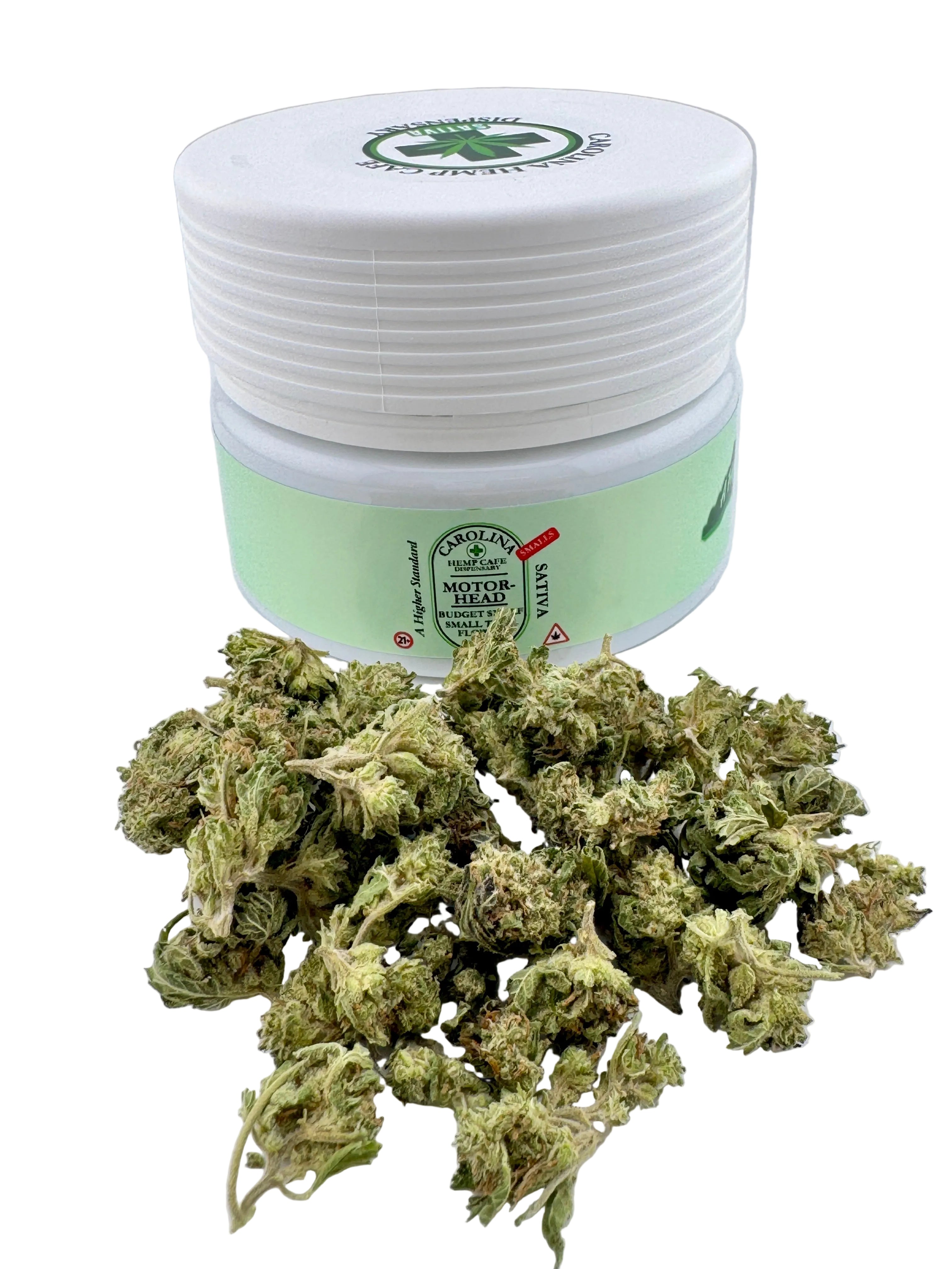 Motorhead Smalls THCA Flower | 31.4% – Carolina Hemp Cafe Dispensary