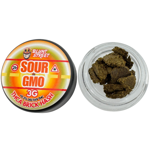 Sour GMO Moroccan Hash | 3G | 80% THCA | Full Spectrum