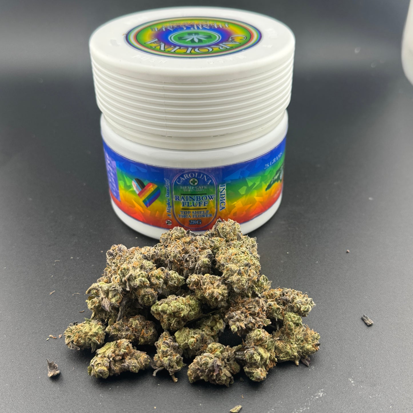 Rainbow Fluff Top Shelf THCA Flower