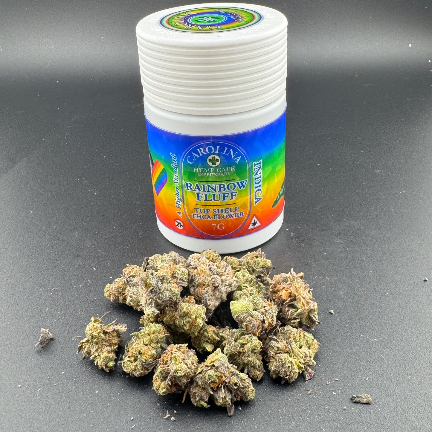 Rainbow Fluff Top Shelf THCA Flower