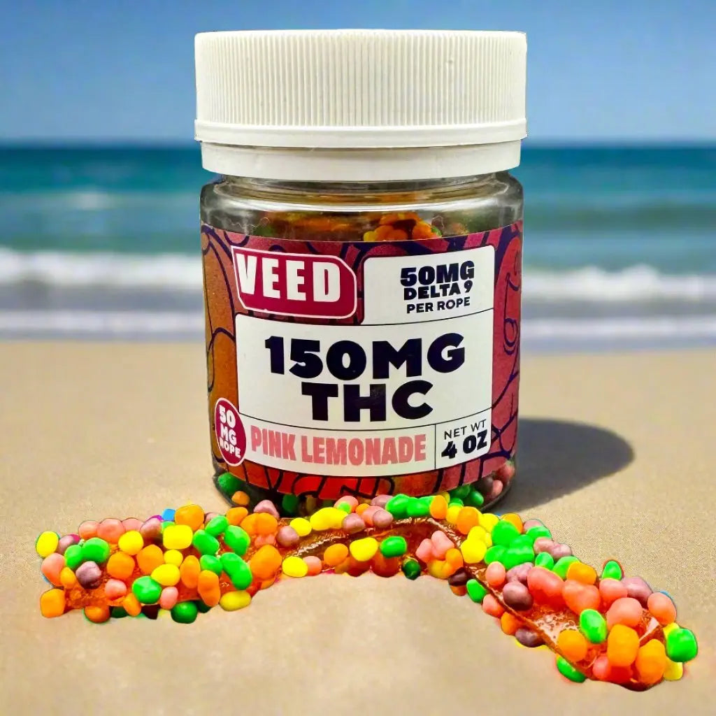 150mg Delta 9 THC Gummy Candied Ropes by Veed Labs Veed Labs