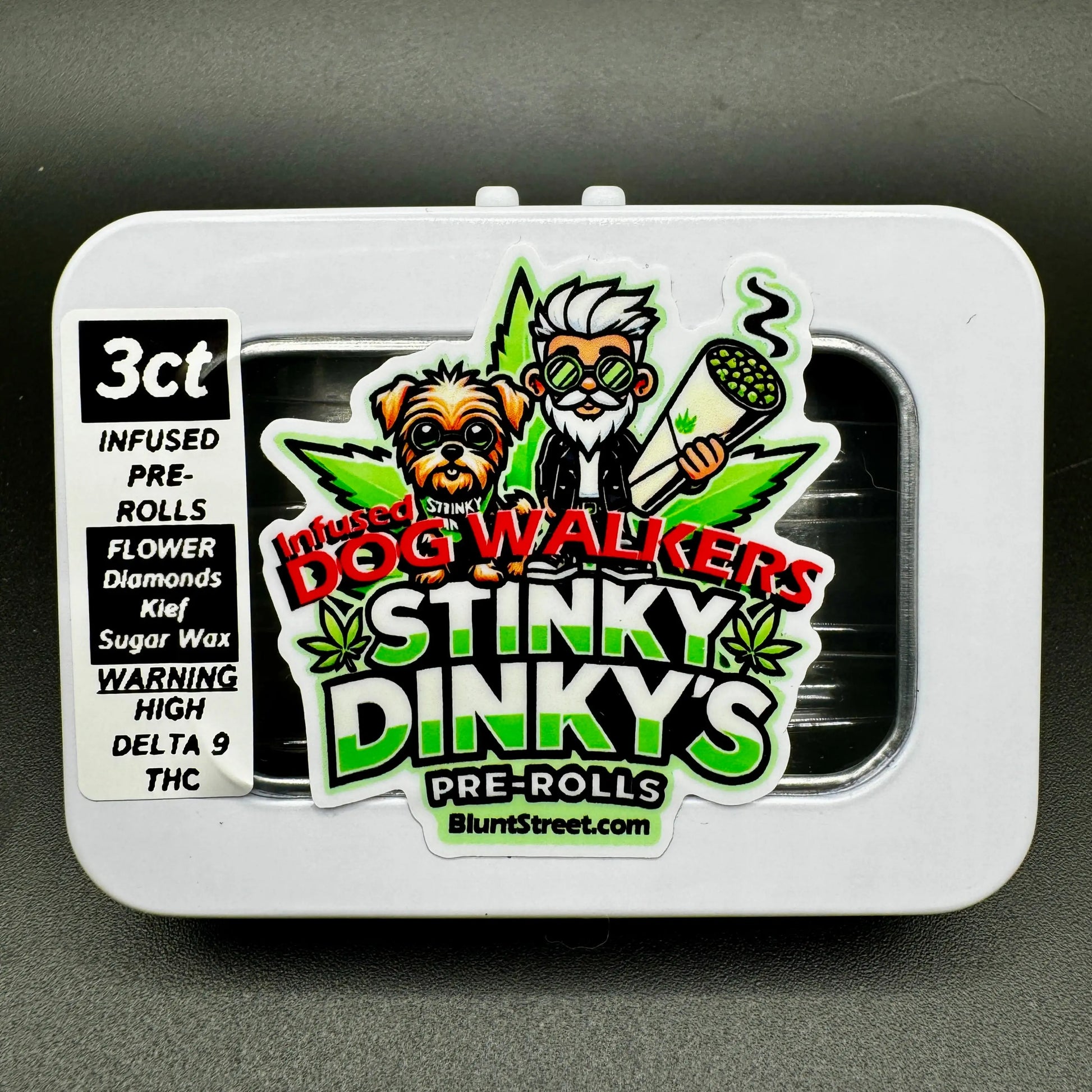 (COMING SOON) Stinky Dinky's Infused Dog Walker Pre-Rolls by Blunt Street Product vendor Pre-Roll  Carolina Hemp Cafe