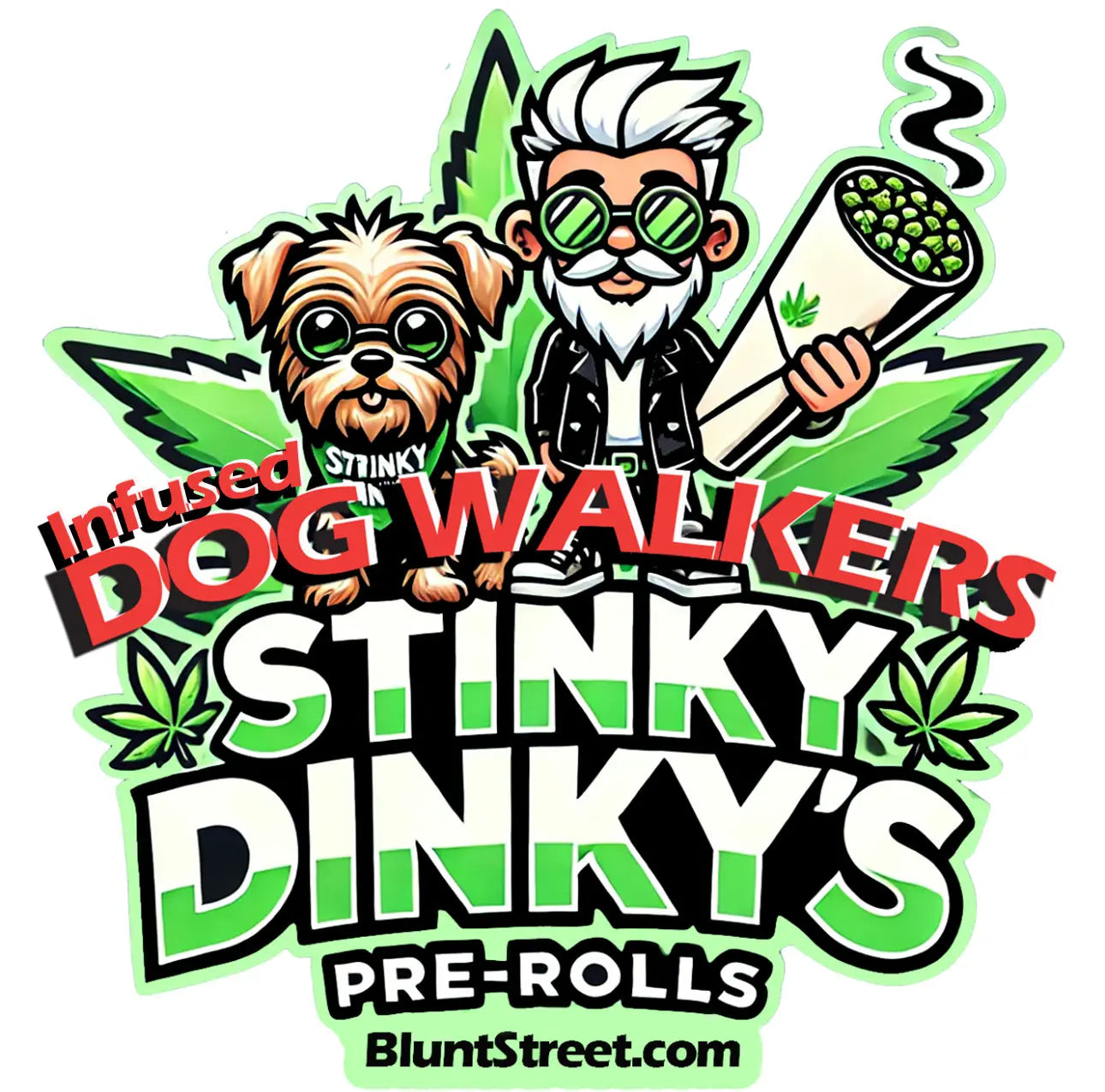 Stinky Dinky's Infused Pre-Rolls by Blunt Street Product vendor Pre-Roll  Carolina Hemp Cafe