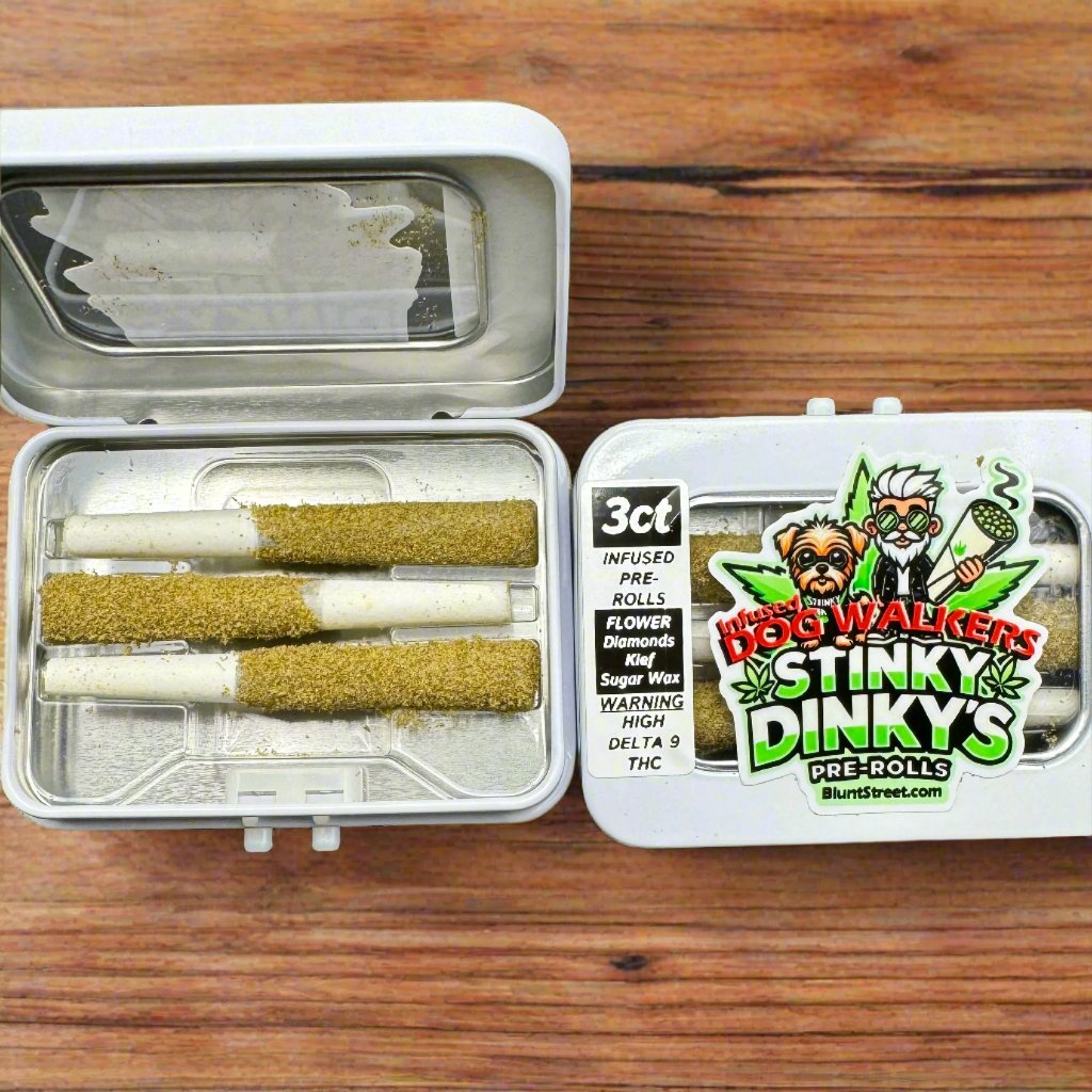 (COMING SOON) Stinky Dinky's Infused Dog Walker .5g Pre-Rolls Product vendor Pre-Roll  Carolina Hemp Cafe