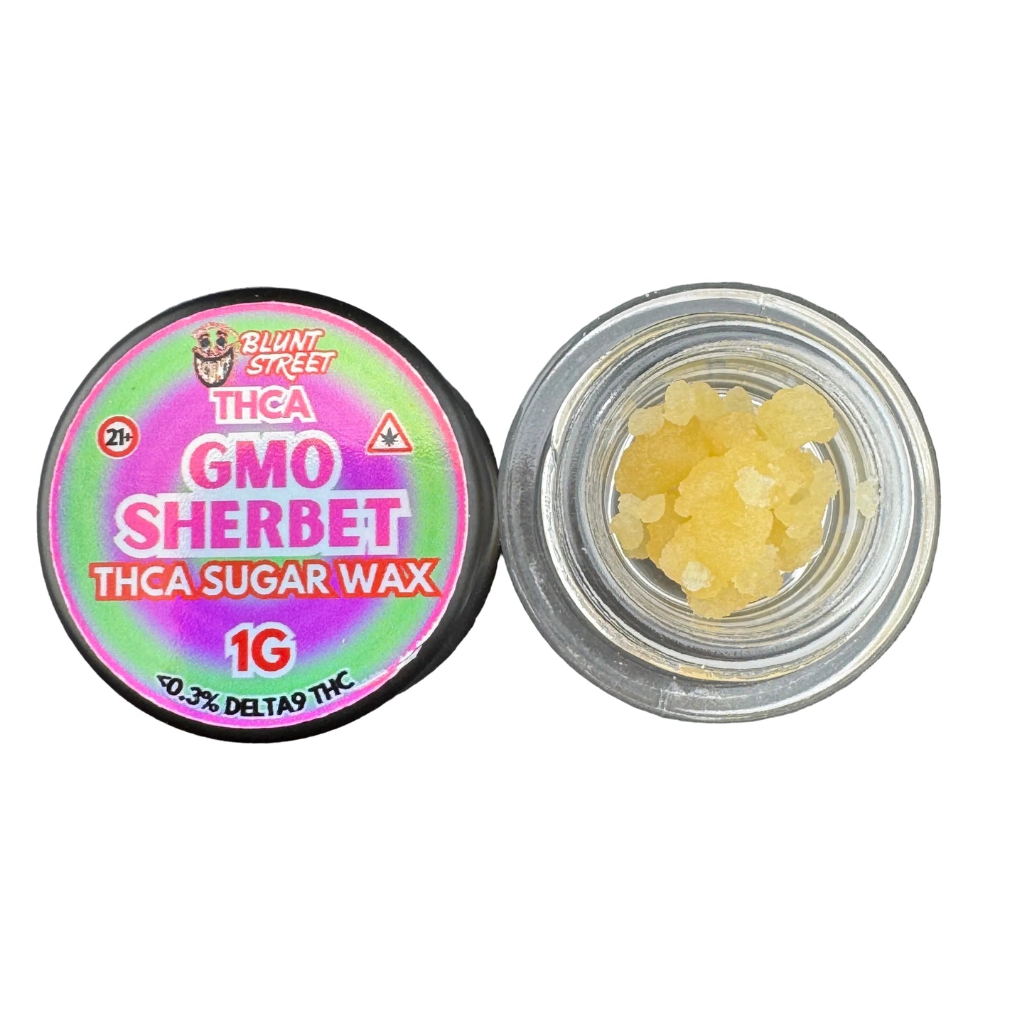 GMO Sherbet THCA Sugar Wax