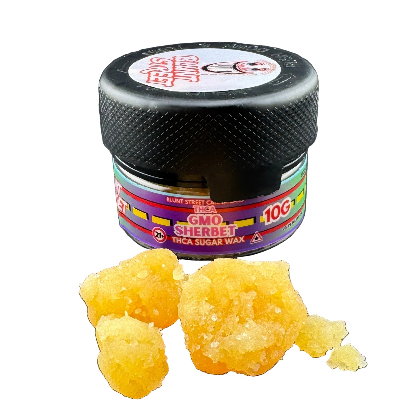 GMO Sherbet THCA Sugar Wax