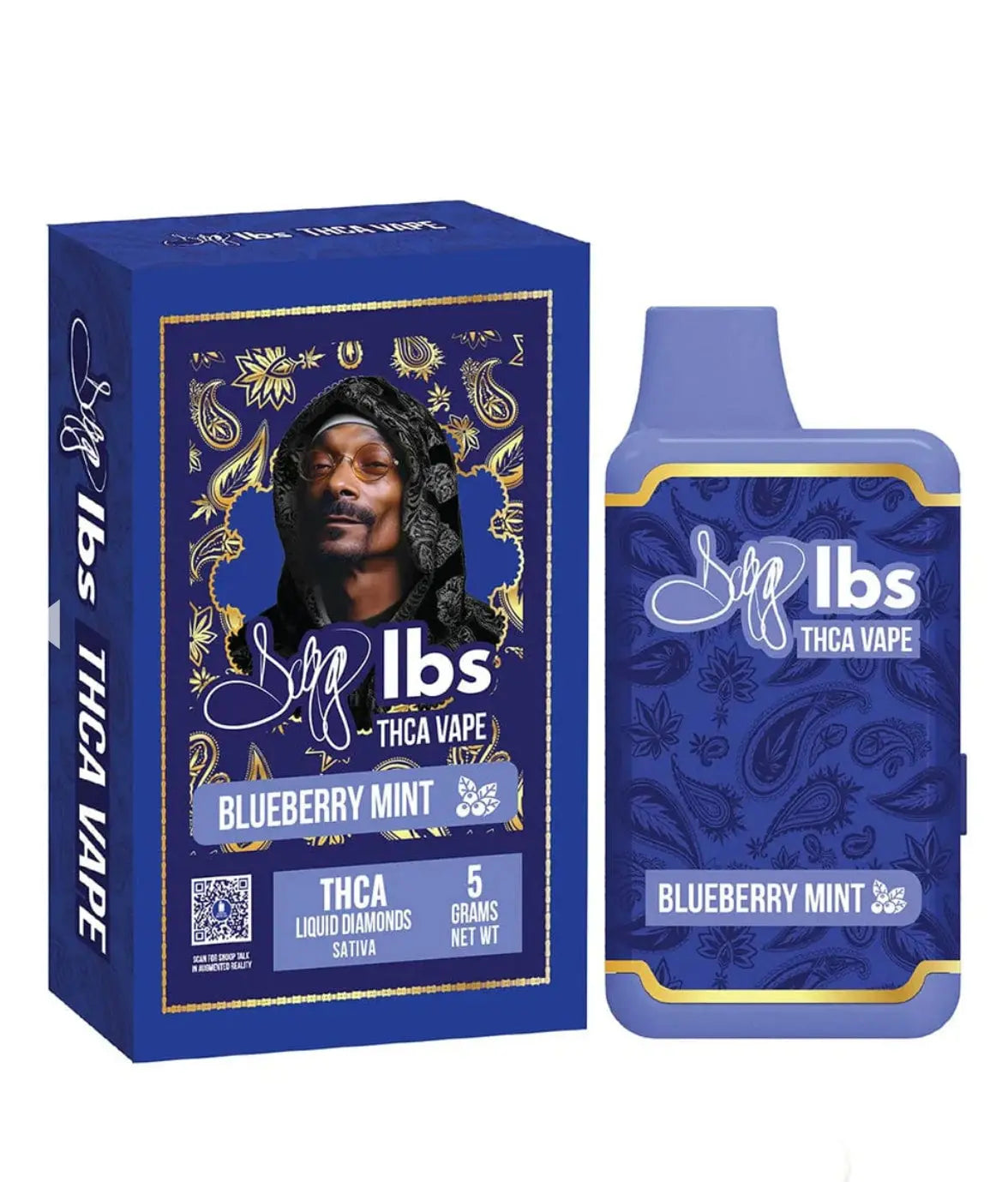 SNOOP DOGG LBS THCA DISPOSABLE 5G VAPORIZER - 5000MG - Indica, Sativa & Hybrid Product vendor Disposable Vape  Carolina Hemp Cafe