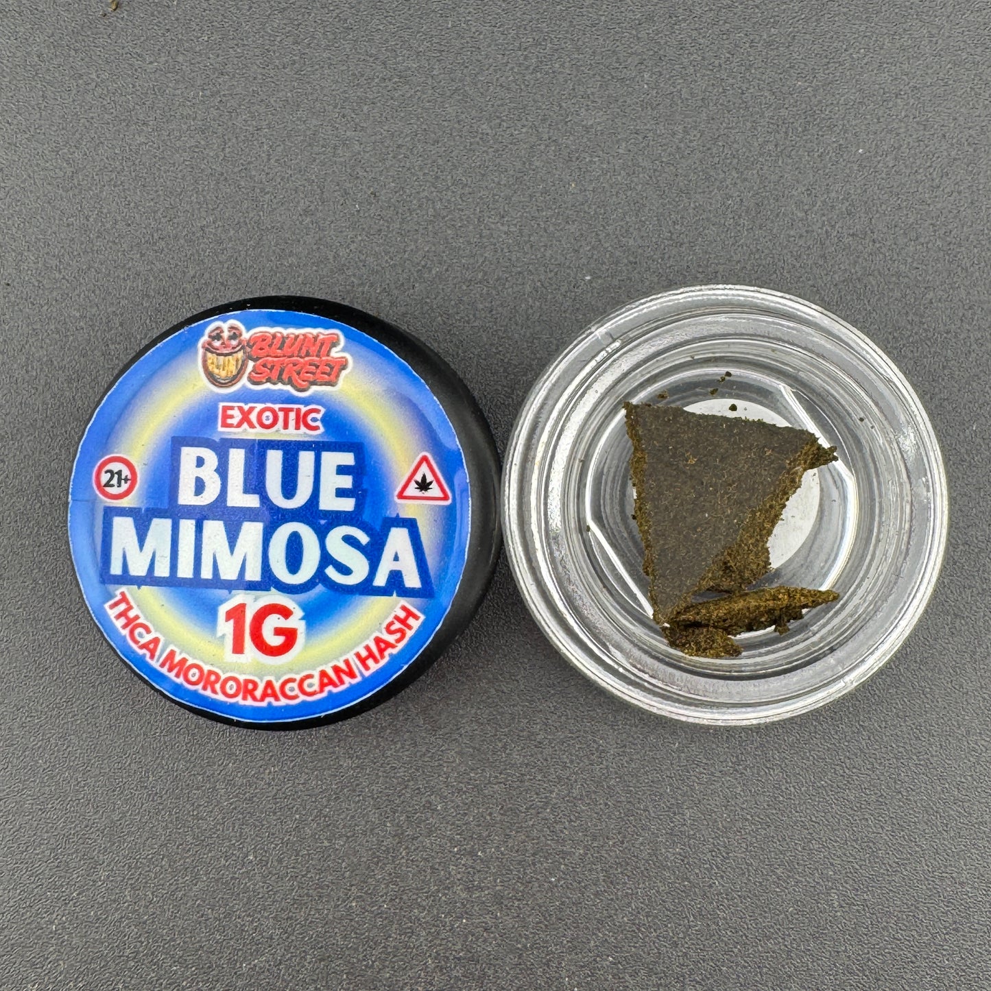 Blue Mimosa THCA Moroccan Brick Hash | Premium Pressed Hash