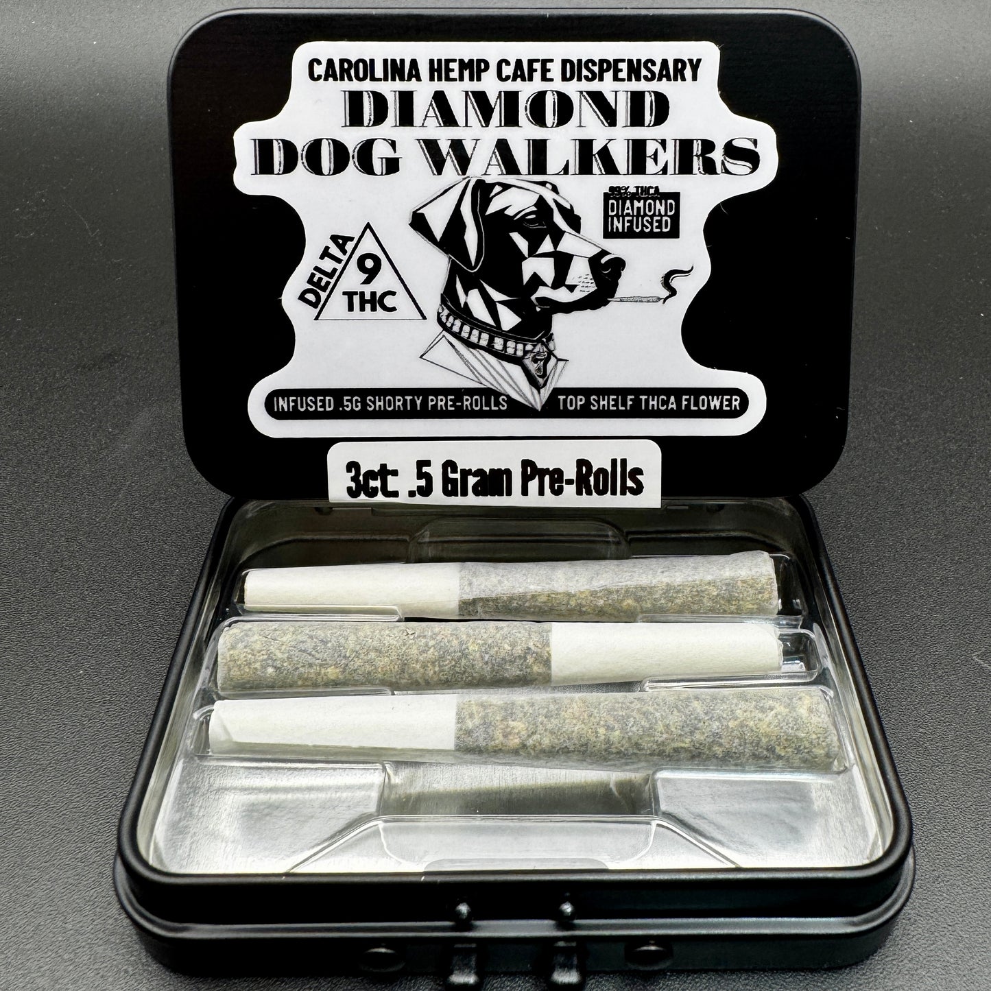 Pre-Rolls - Diamond Dog Walkers: THCA Diamond Infused