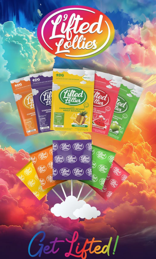 THC Lollipop - Lifted Lollies: A Sweet Full Spectrum Cannabis Treat, Delta-9 THC/CBD Edible