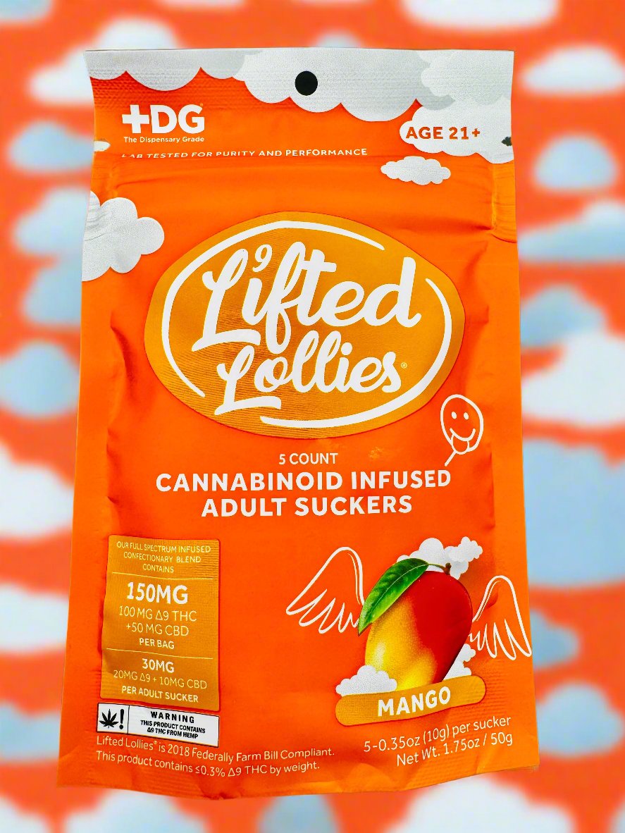 THC Lollipop - Lifted Lollies: A Sweet Full Spectrum Cannabis Treat, Delta-9 THC/CBD Edible