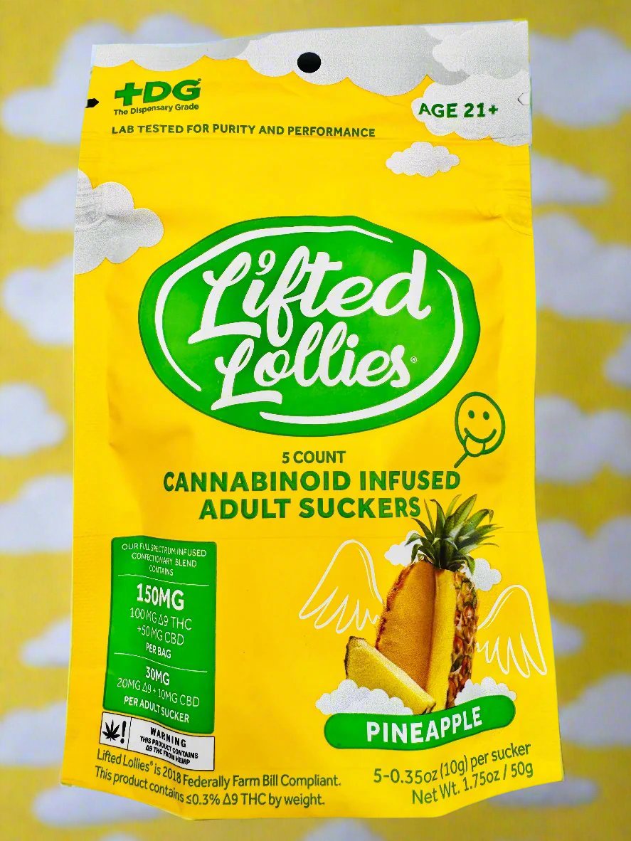 THC Lollipop - Lifted Lollies: A Sweet Full Spectrum Cannabis Treat, Delta-9 THC/CBD Edible