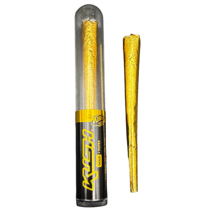 Gold Pre-Roll - GOLDEN LUXE 24K Gold Pre-Rolls filled with Exotic Flower and 99.4% Diamonds