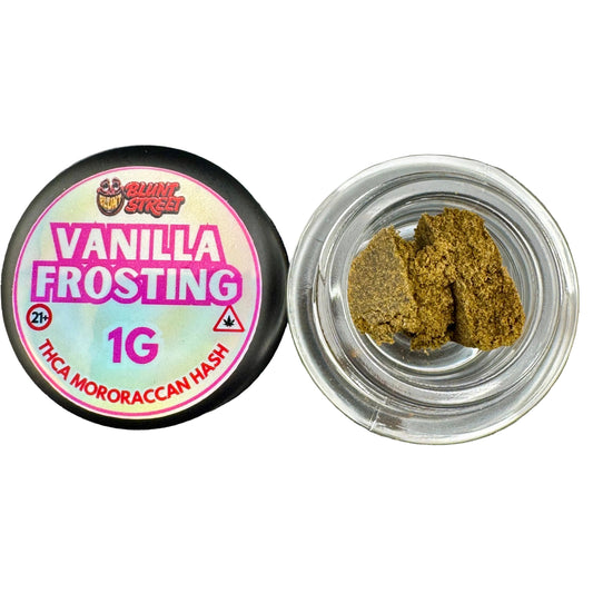 Vanilla Frosting THCA Moroccan Brick Hash | Premium Pressed Hash