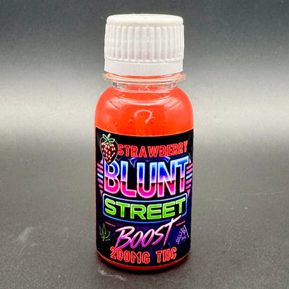 THC Shot - Blunt Street Boost: Strawberry Flavored, 200mg Delta-9 THC