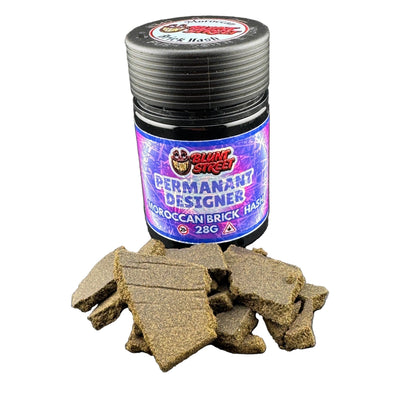 Permanent Designer THCA Moroccan Brick Hash | Premium Pressed Hash