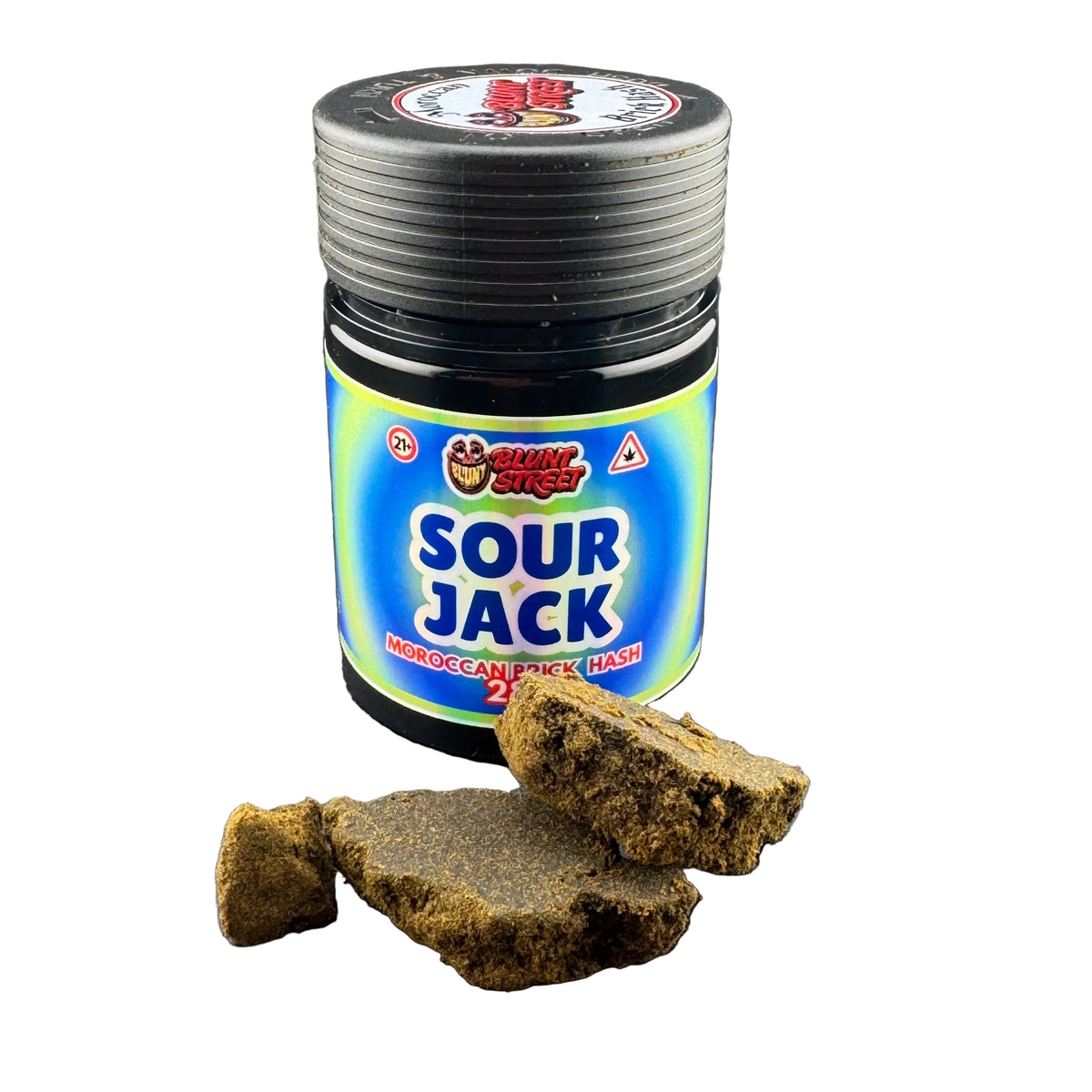Sour Jack THCA Moroccan Brick Hash | Premium Pressed Hash