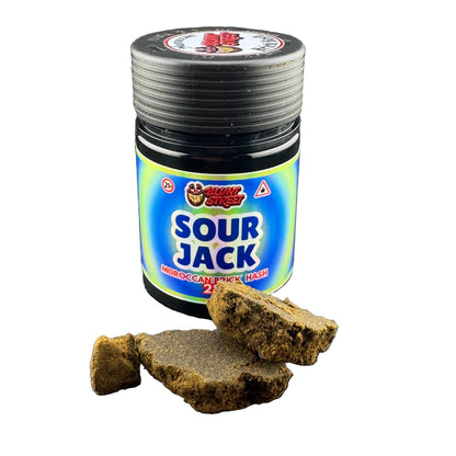 Sour Jack THCA Moroccan Brick Hash | Premium Pressed Hash