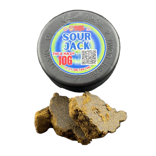 Sour Jack THCA Moroccan Brick Hash | Premium Pressed Hash