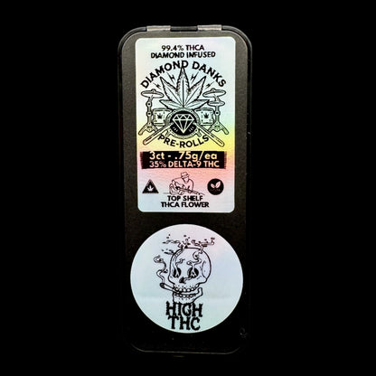 Diamond Danks – 84mm Diamond Infused Pre-Rolls for the Ultimate Hank Sinatra Experience