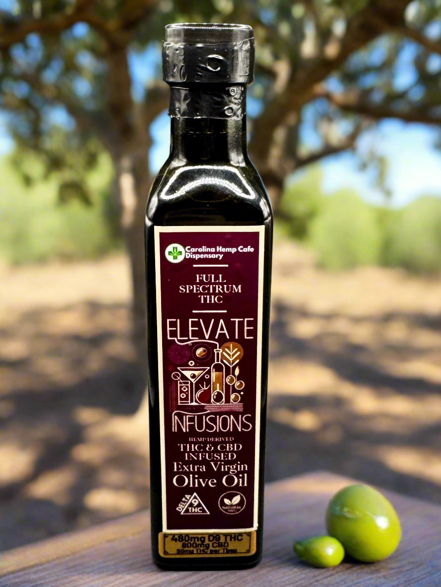 THC Olive Oil – Elevate Infusions: Full Spectrum Extra Virgin Olive Oil