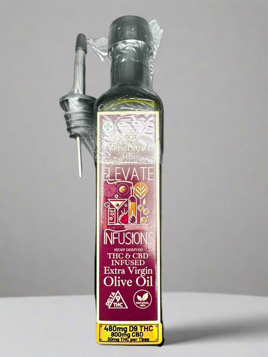 THC Olive Oil – Elevate Infusions: Full Spectrum Extra Virgin Olive Oil