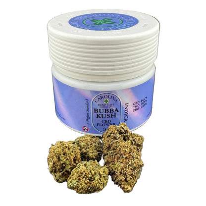 Bubba Kush CBD Flower | Premium Indica Hemp Flower