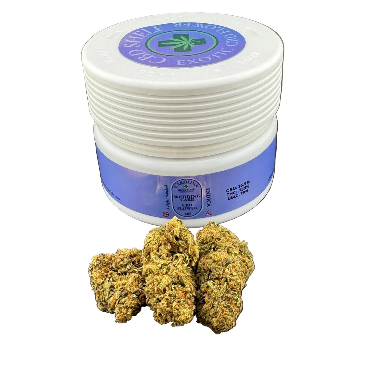 Wedding Cake CBD Flower | Premium Hybrid Hemp Flower