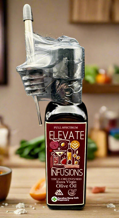 THC Olive Oil – Elevate Infusions: Full Spectrum Extra Virgin Olive Oil