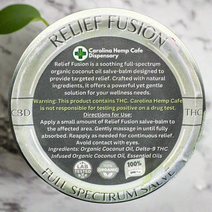 Full Spectrum Relief Fusion Organic Coconut Oil Salve - Balm