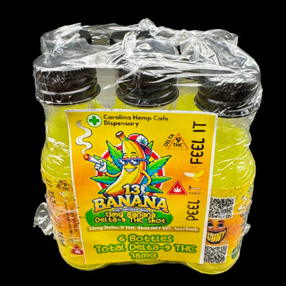 13 Banana 13mg THC Shot | Banana-Flavored Delta-9 Party Boost