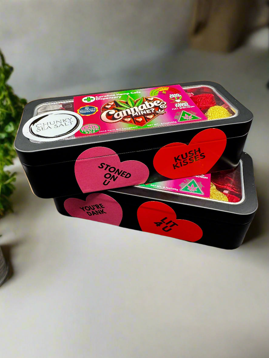 5mg CannaBe Mine? Valentine's Day Bundle |  Low-Dose THC Chocolate Hearts | Carolina Hemp Cafe