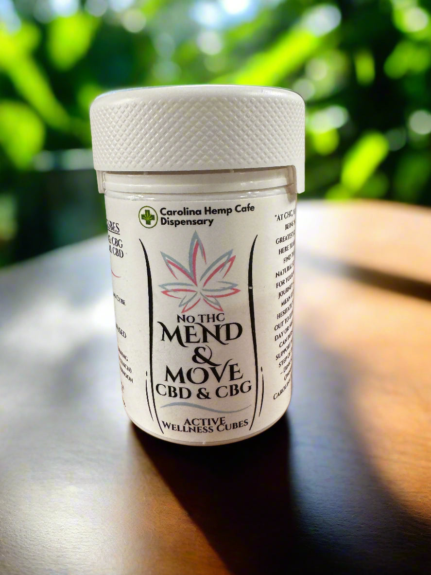 100mg Gummies Mend & Move ProRelief CBD:CBG | Recover Faster - Move Stronger | Carolina Hemp Cafe