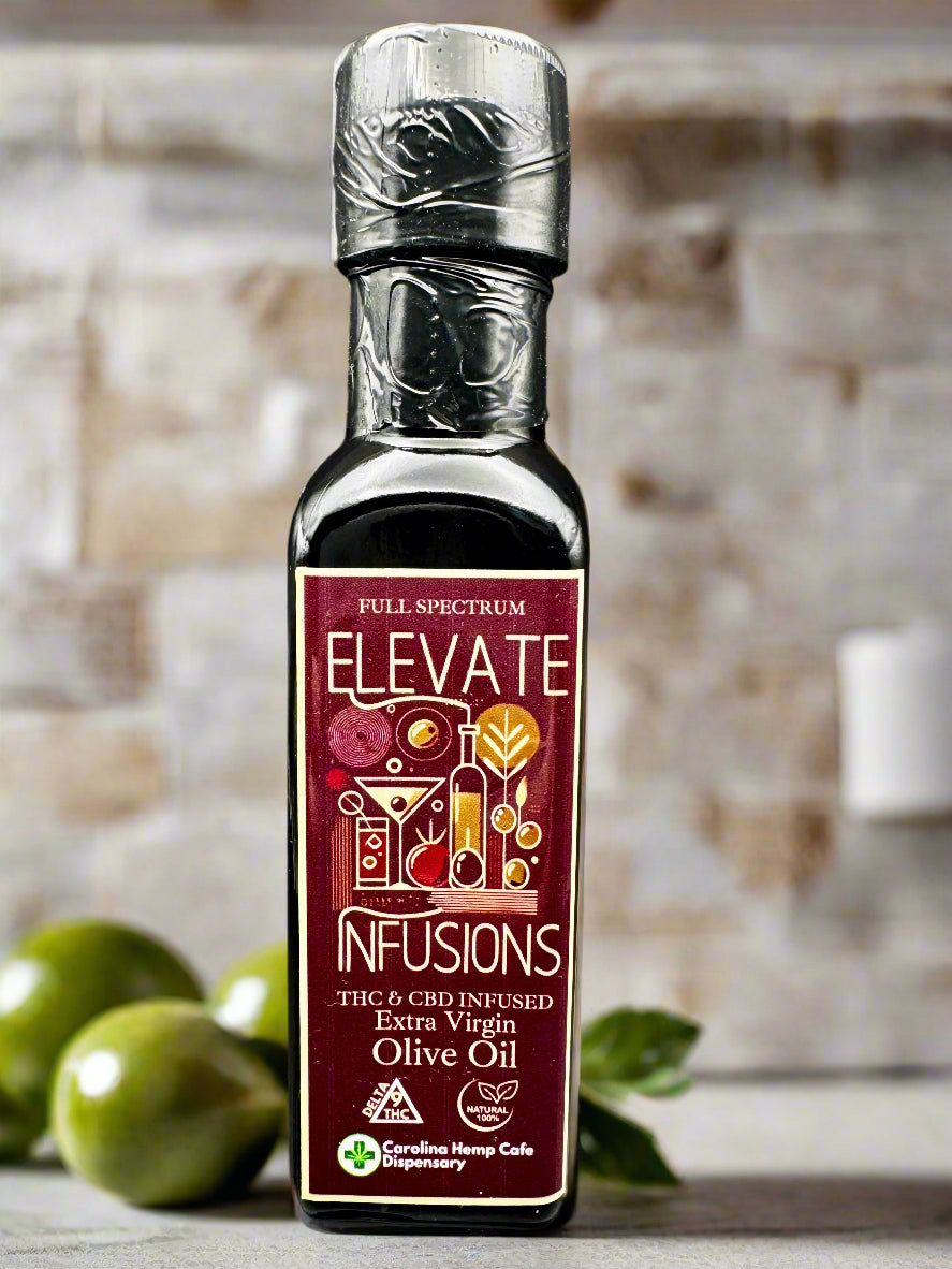 THC Olive Oil – Elevate Infusions: High-Dose Full Spectrum Extra Virgin Olive Oil