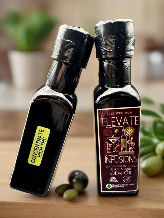 THC Olive Oil – Elevate Infusions: High-Dose Full Spectrum Extra Virgin Olive Oil