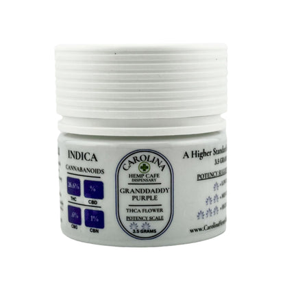 Granddaddy Purple Exotic THCA Flower - 26.6% THCA, Indica