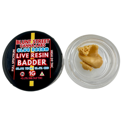 Blue Dream CDT-Infused Live Resin Badder – Full Spectrum | Blunt Street Canna-Labs