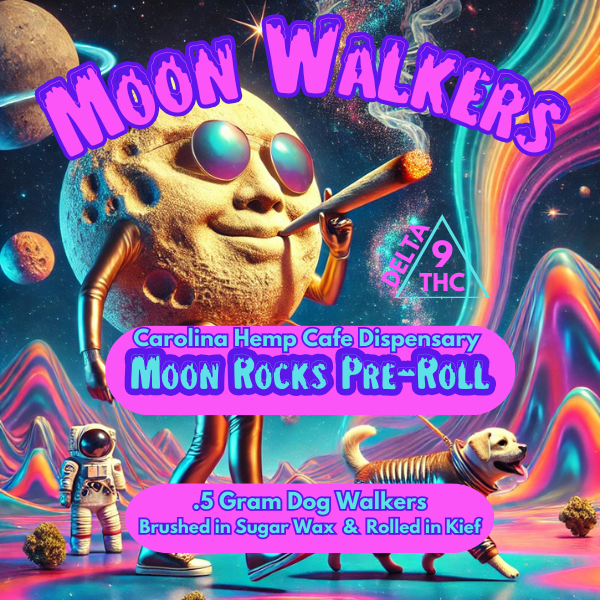 Moon Walkers: Moon Rocks Pre-Rolls – A Dog Walker Pre-Roll for a Cosmic Cannabis Adventure