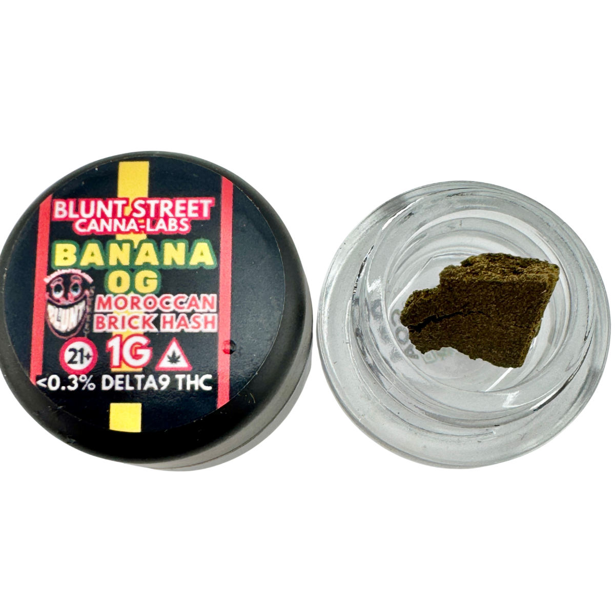 Banana OG THCA Moroccan Brick Hash | 75% THCA | Full Spectrum