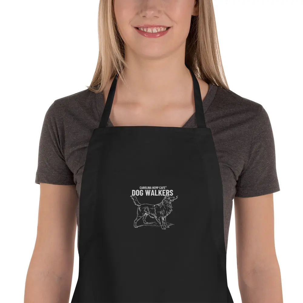 Embroidered Apron Carolina Hemp Cafe