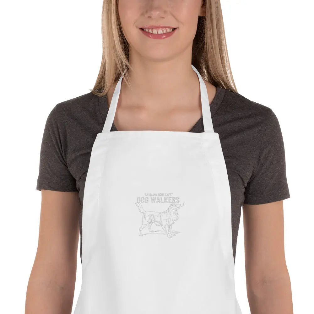 Embroidered Apron Carolina Hemp Cafe