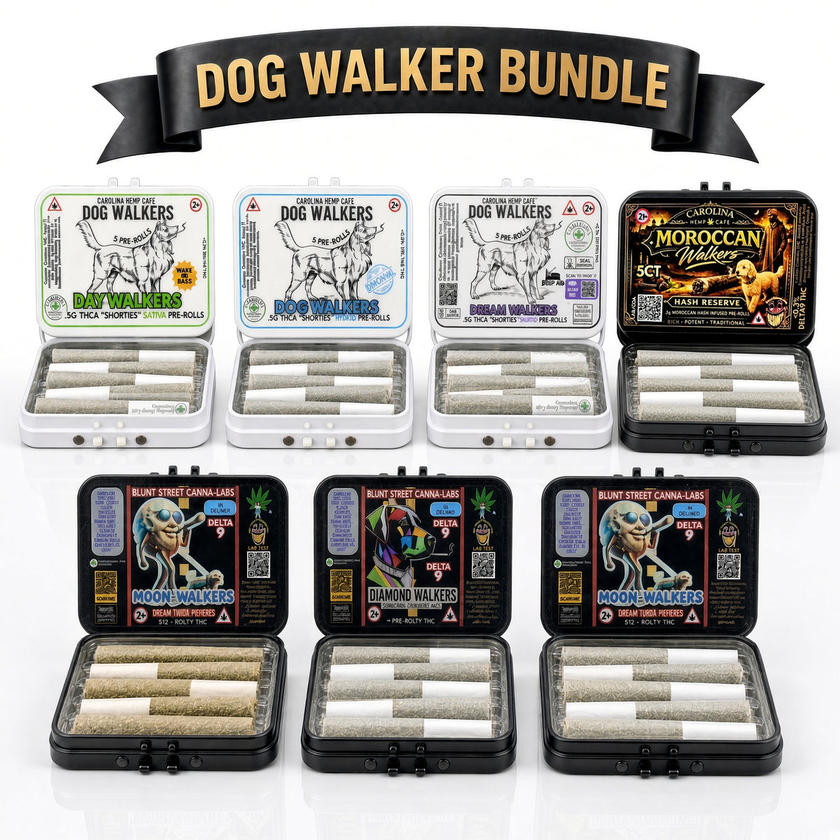 Dog Walkers Bundle | THCA Pre-Rolls – Infused & Classic