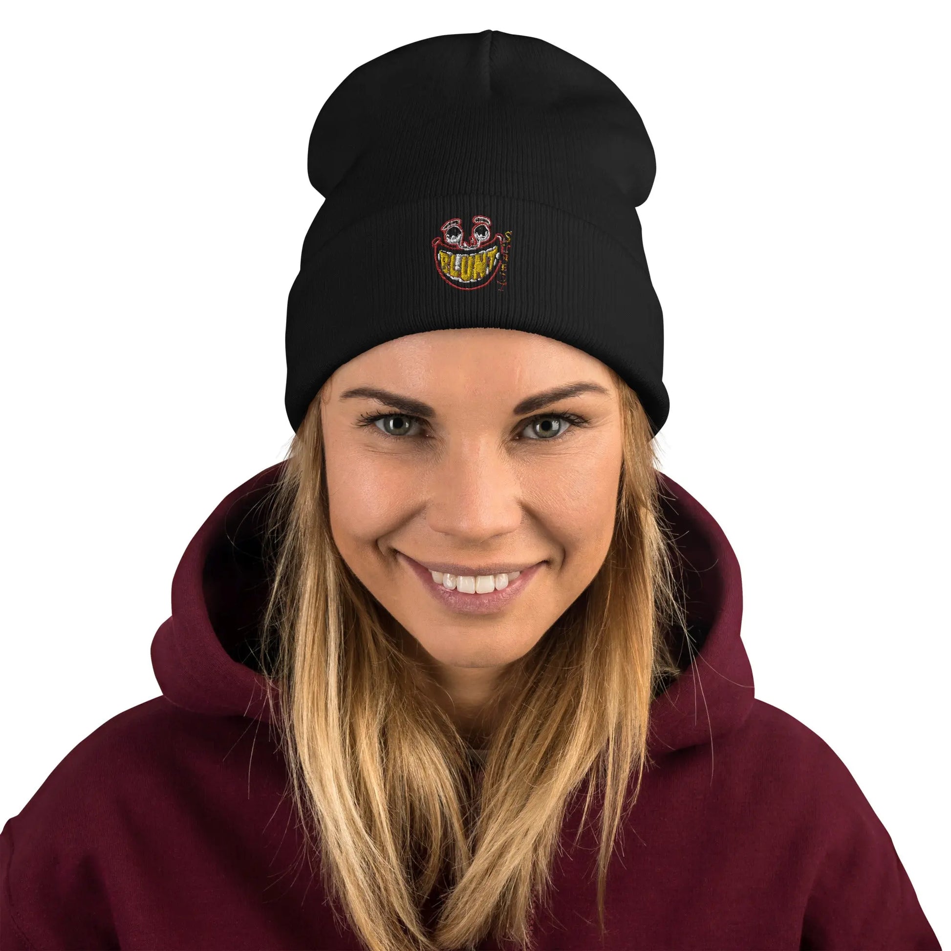 Embroidered Beanie Carolina Hemp Cafe