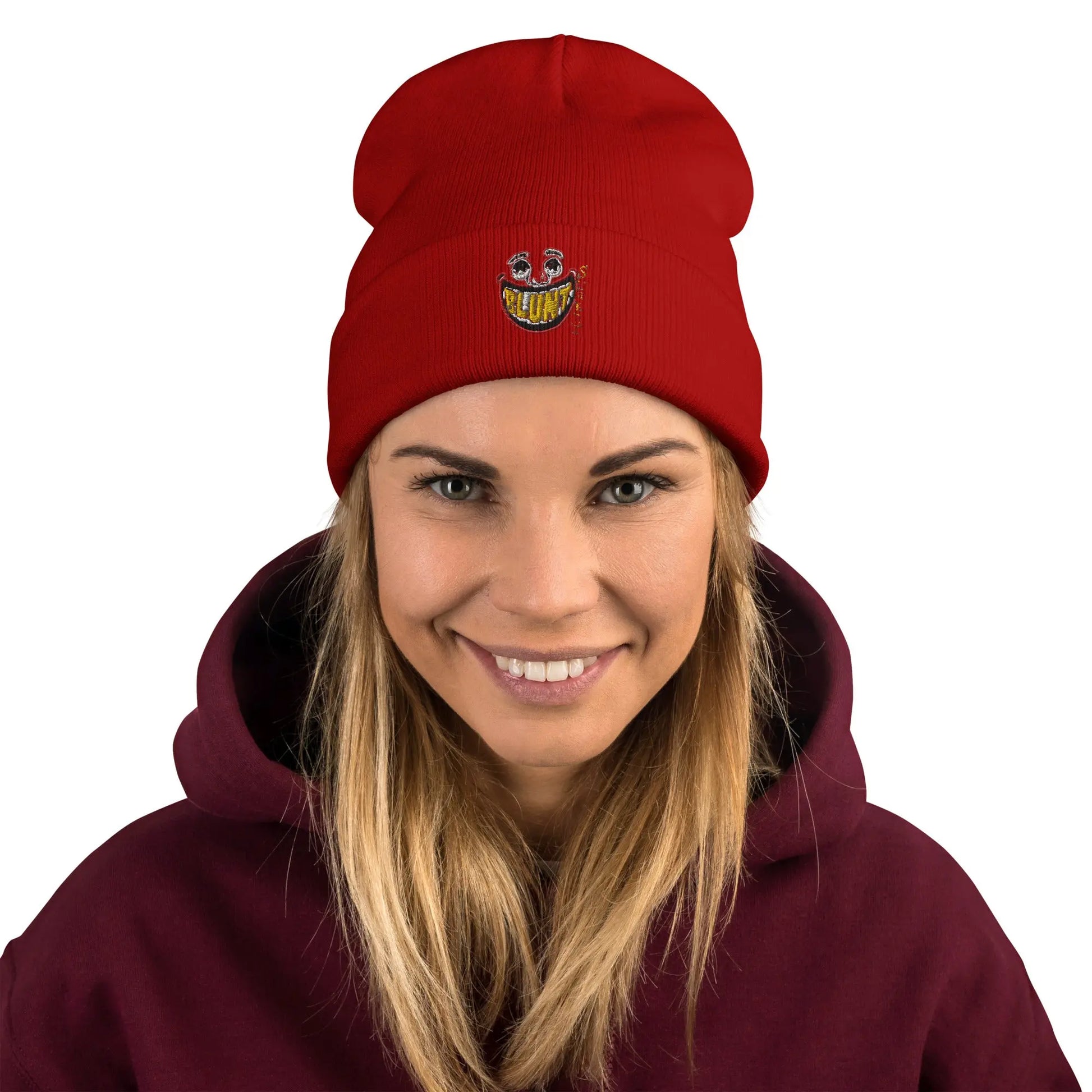 Embroidered Beanie Carolina Hemp Cafe