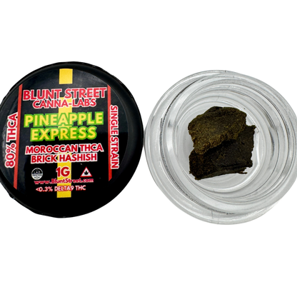 Pineapple Express Moroccan Brick Hash – 80% THCA | Sativa