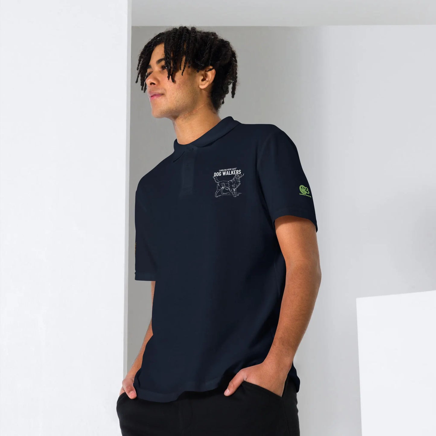 Unisex pique polo shirt Carolina Hemp Cafe